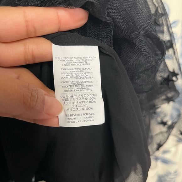J. Crew star embroidered tulle midi dress - Picture 5 of 8